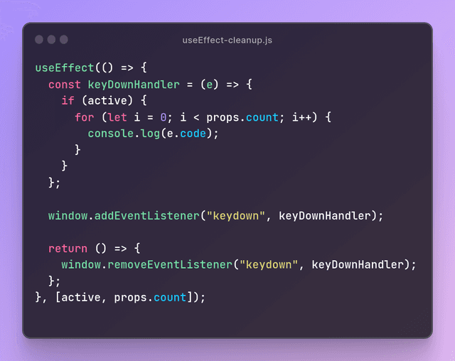 A Comprehensive Guide to Cleanups in useEffect: Simplified